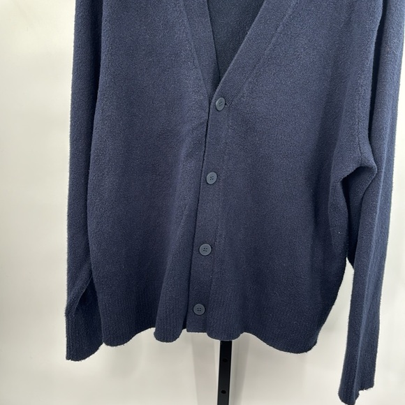 Lululemon Athletica Blue Cardigan Sweater V-Neck Knit Size Medium - Picture 3 of 7